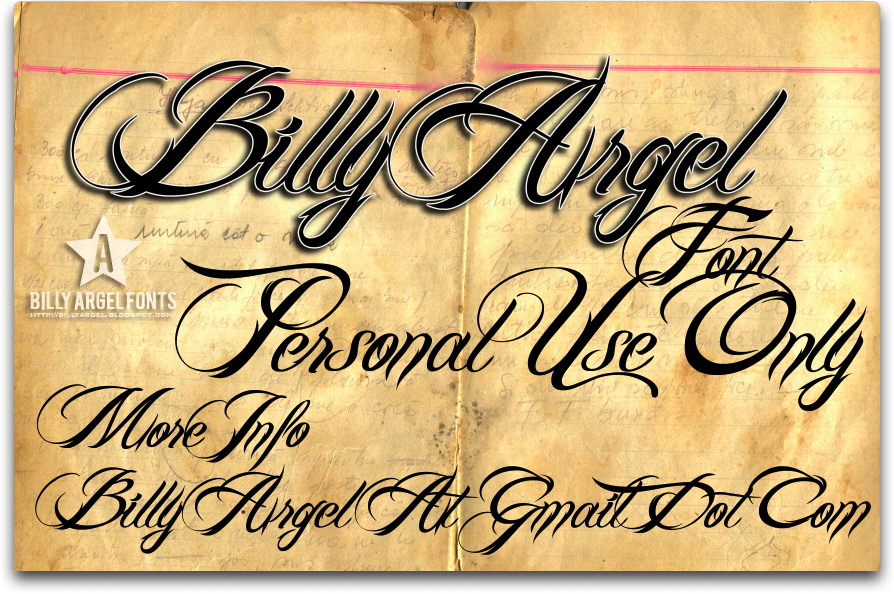 Billy Argel Fonts