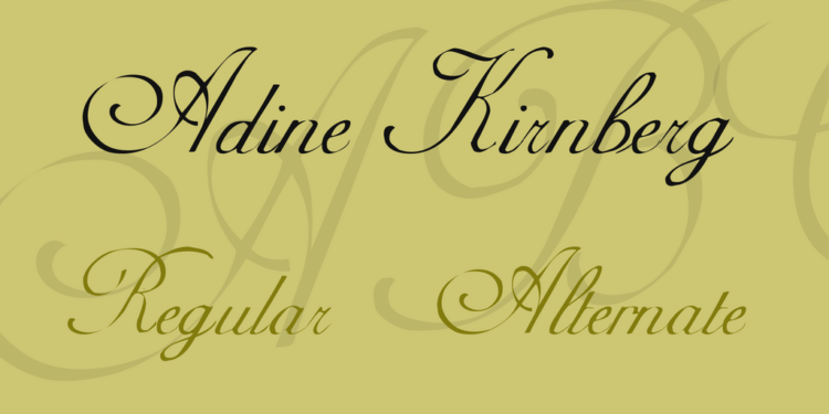 Adine Kirnberg Font