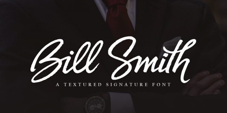 Bill Smith Handwritten Font